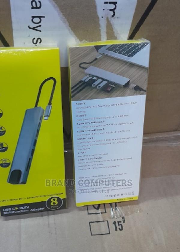 8-in-1 USB-C Adapter Type-C Hub 