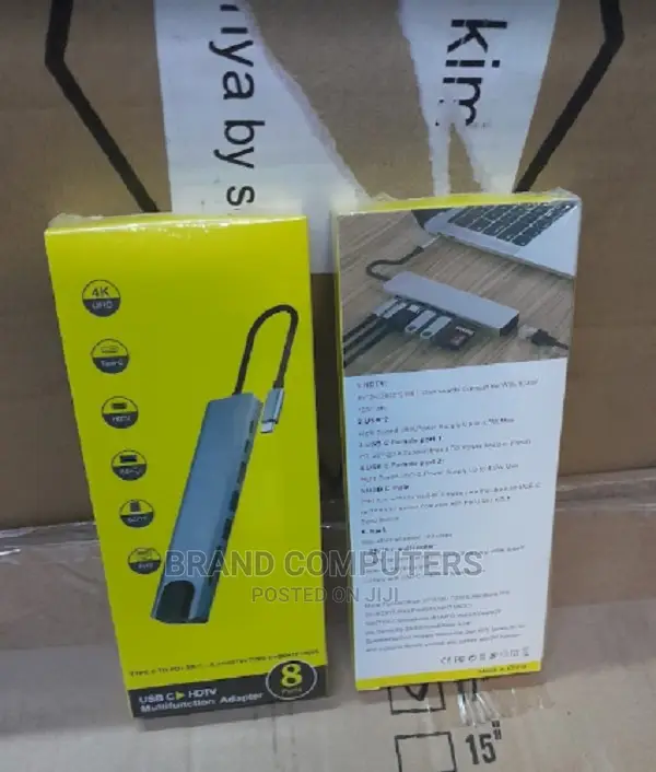 8-in-1 USB C Hub Type-C Docking Station