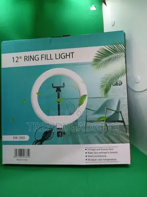 12" Dimmable USB Ring Light for Smartphones With Remote