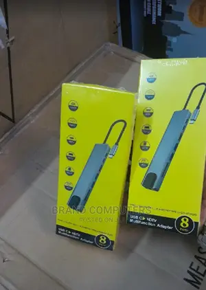 Mac Book Type-C to HDMI 8 in 1 Multi Function Adapter