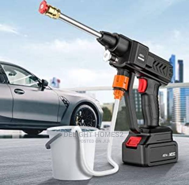 Wireless High Pressure Car Wash Water Gun*