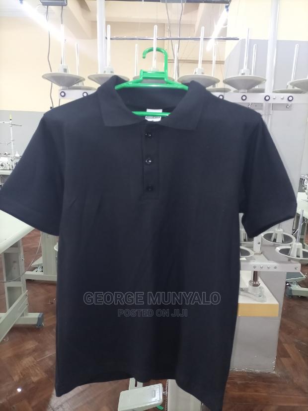 Plain Cotton Polo Shirts - main view