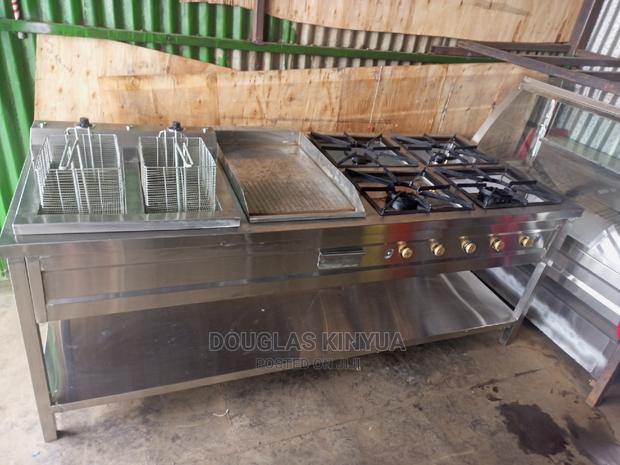 Commercial Stainless Steel Combined Cooking Range(Unitcooke) - main view