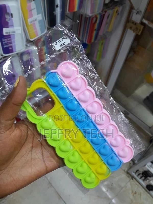 Push Pop Phone Case for iPhone 11 Pro Max,Push Pop Bubble Fi - thumbnail 3