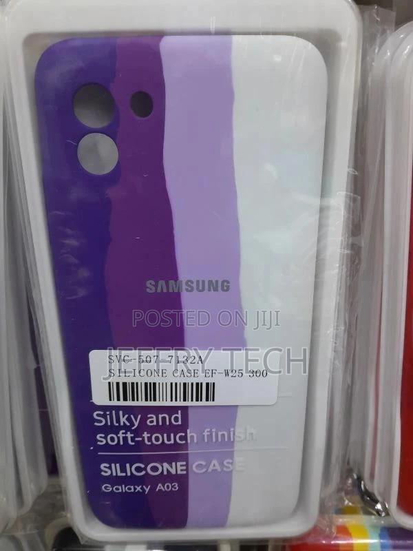Rainbow Strip Back Cover for Samsung Galaxy A03 - main view