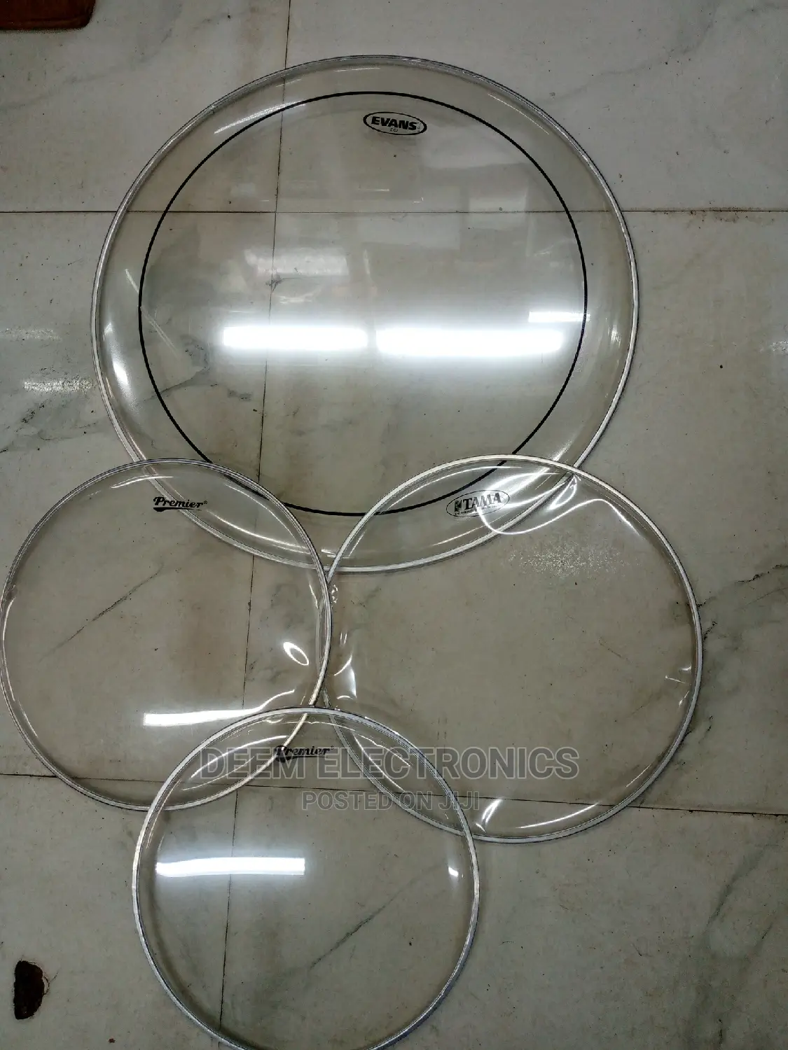 Drum Skins Set 22",14",13",12"