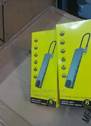 Macbook Adapter 8-in-1 USB C Hub Type-C Docking Station