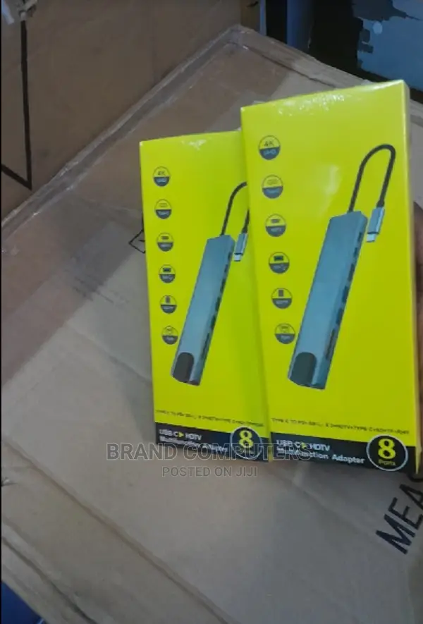 8 in 1 USB-C Adapter Type-C Hub for Mac Book