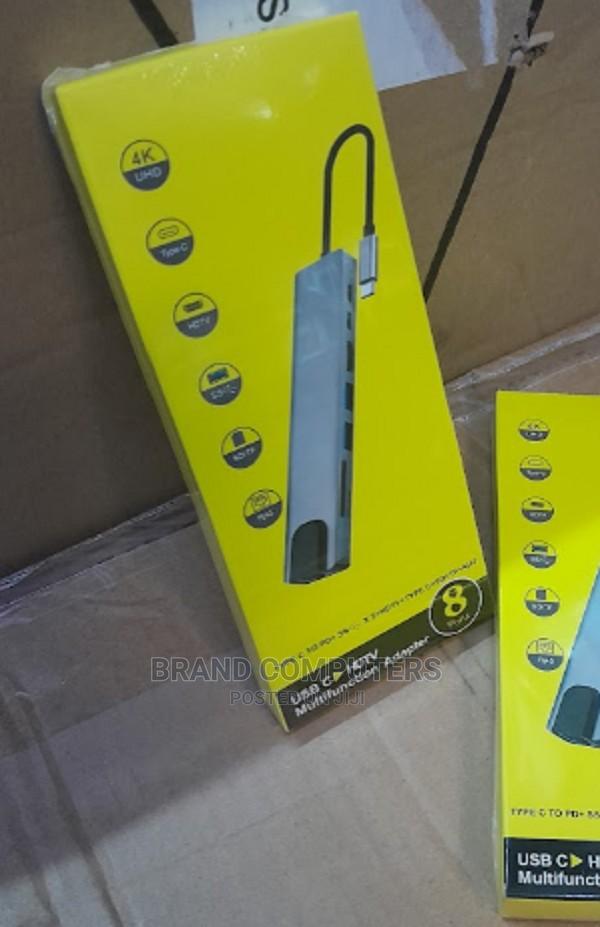 8 in 1 Multiport USB-C Adapter Type-C to HDMI