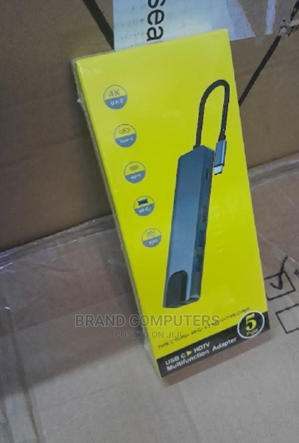 Mac Book 5 in 1 Type C Converter to HDMI +USB