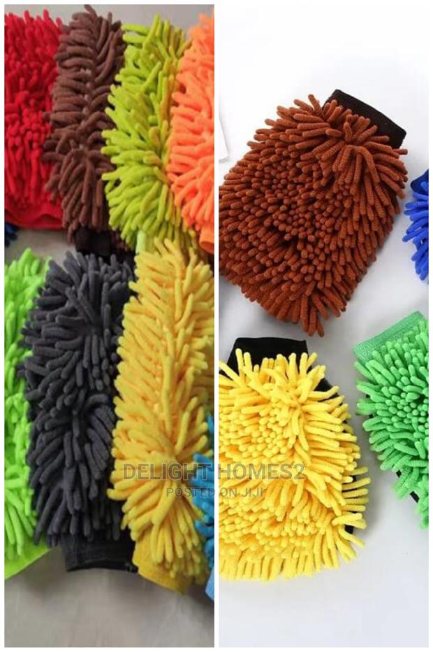 Car Wash Cleaning Gloves Super Microfiber Towel Chenille