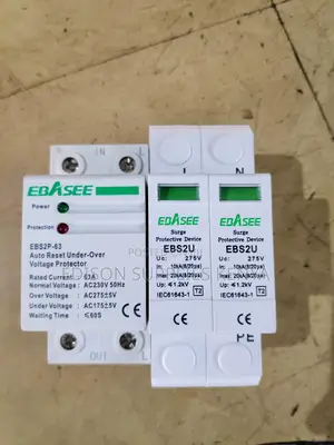 63A AVS Surge Protector Device - Single Phase 60a/50a Ebasee