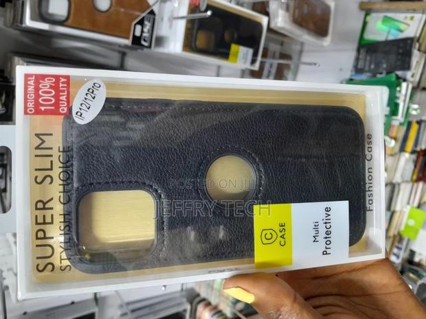 Leather iPhone Case Cover for Apple iPhone 12/iPhone 12 Pro - main view