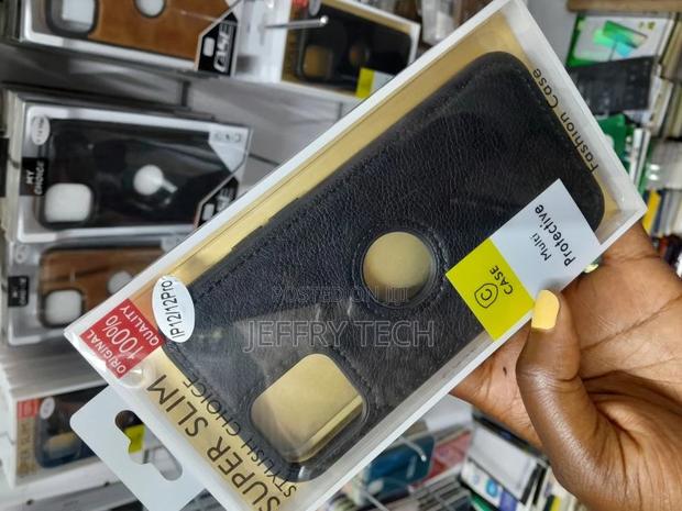 Leather iPhone Case Cover for Apple iPhone 12/iPhone 12 Pro - thumbnail 2