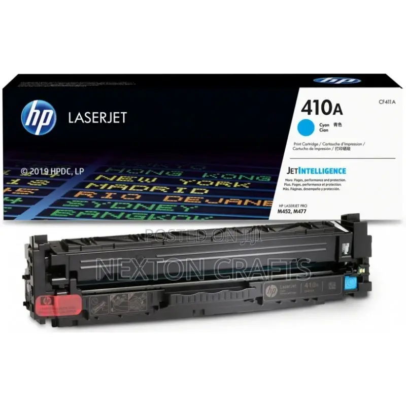 HP 410A Cyan Original Laserjet Toner Cartridge (CF411A)