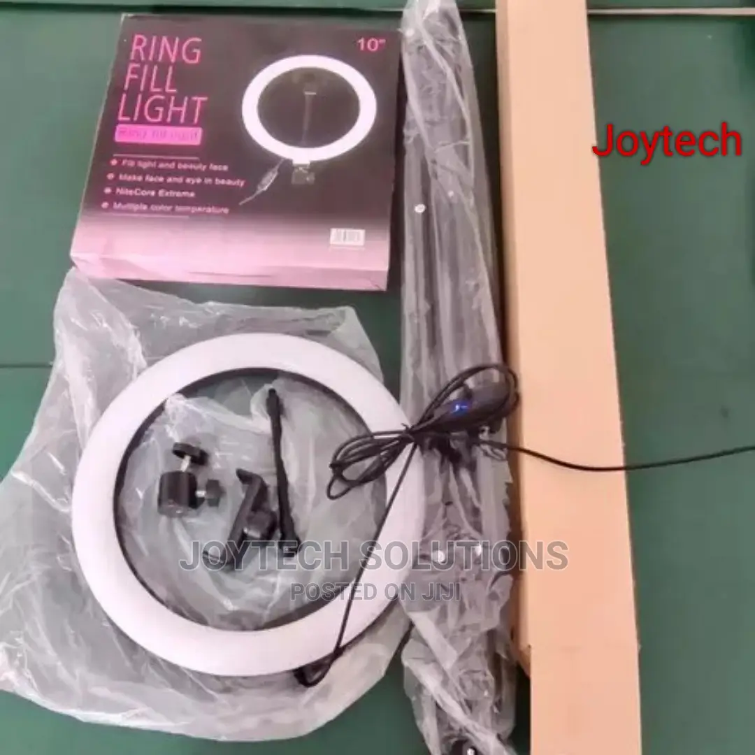 Ringlight Xl 10 "Inches Led Lamp, Tall Tripod