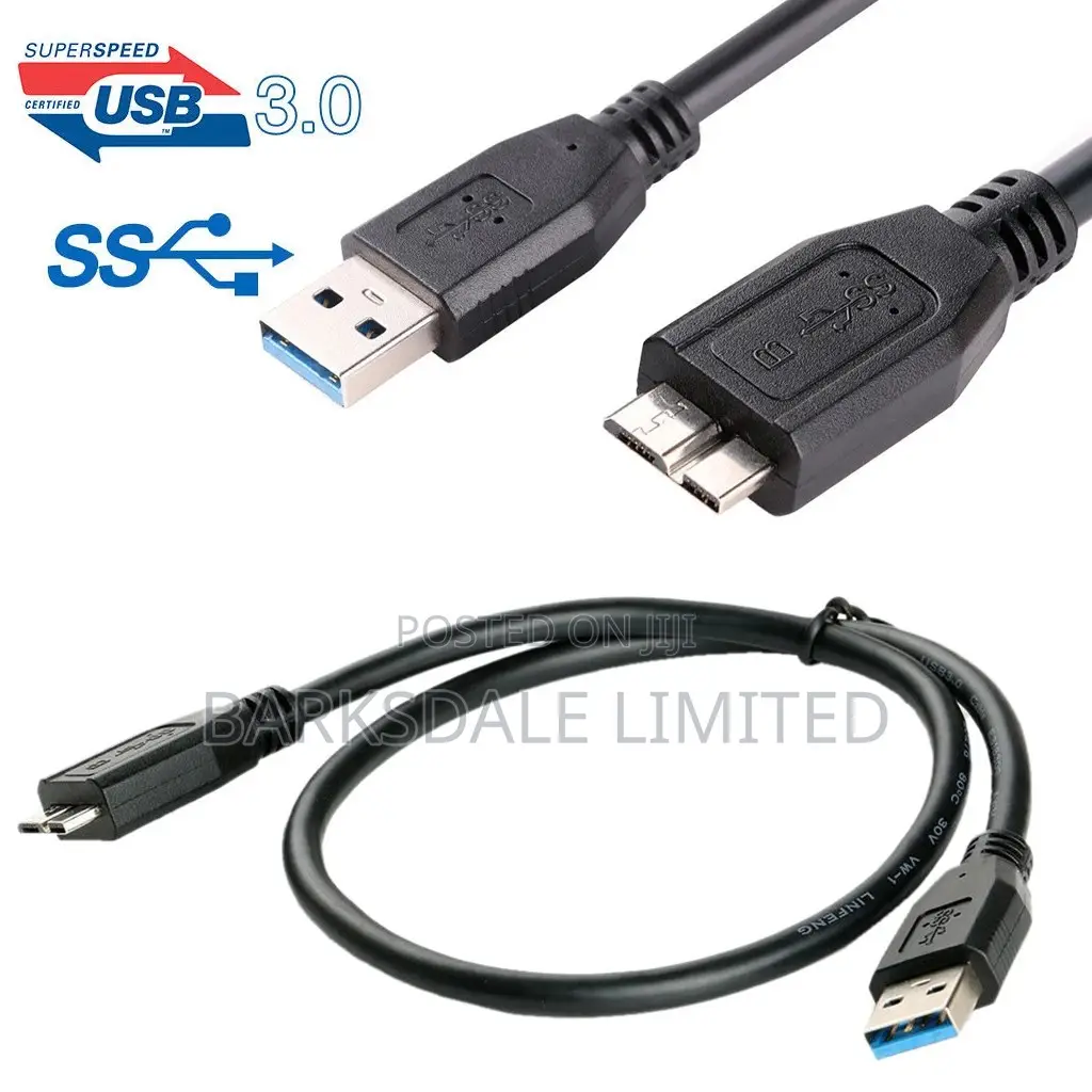 HDD Hard Drive EXT External Seagate USB 3.0 CABLE CORD
