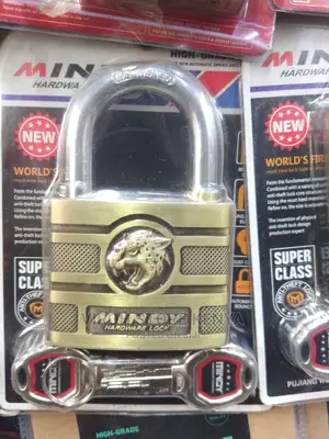 Mindy Hardware Lock Padlock 60mm 4 Keys