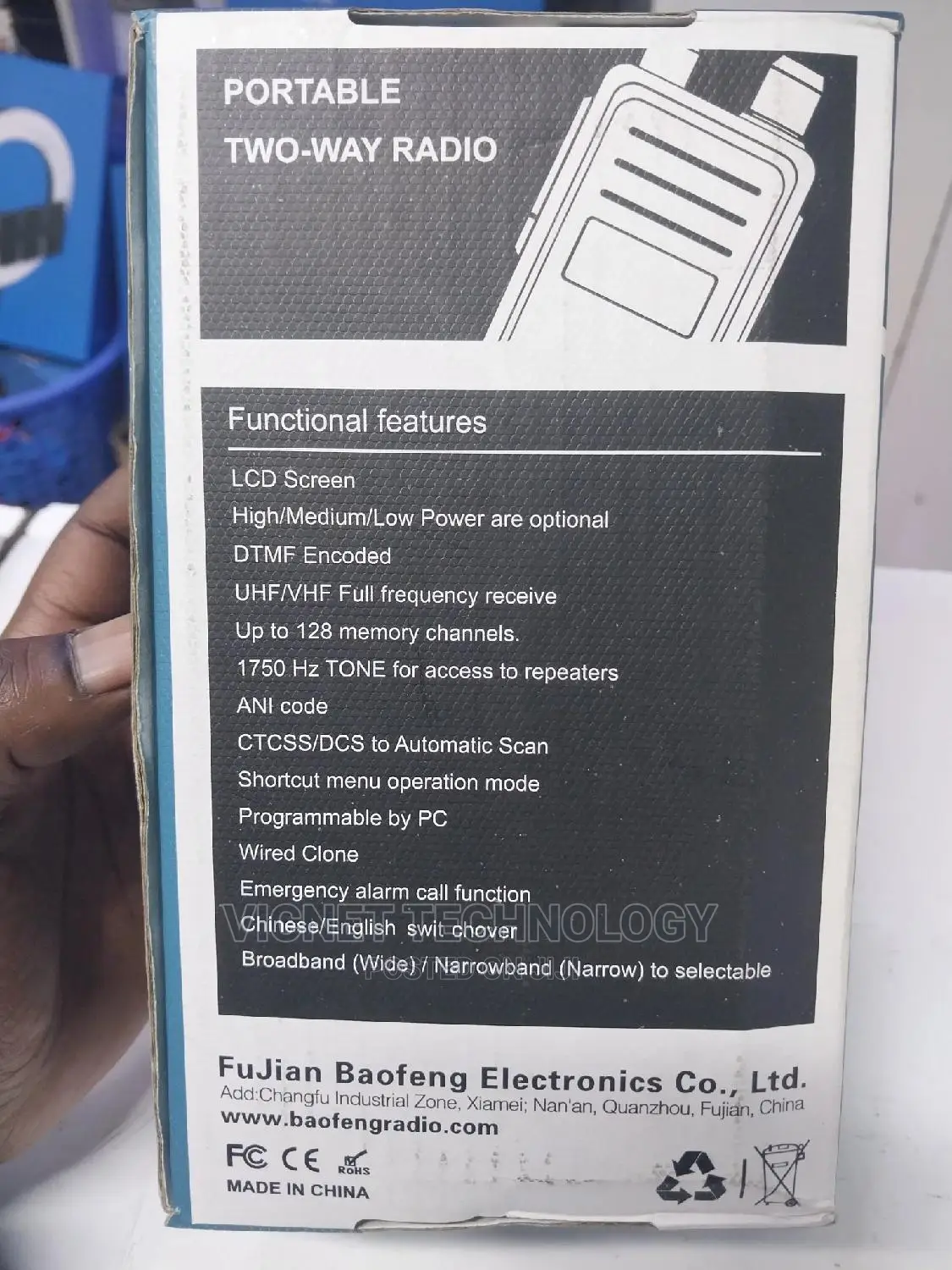 10km+ Baofeng Bf-H6 Portable Walkie Talkie
