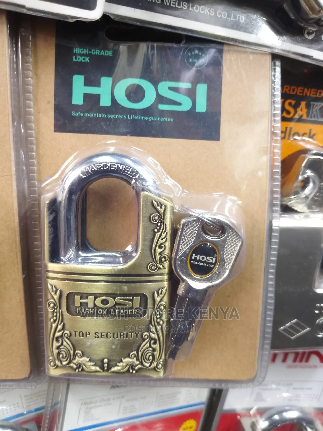 Hosi 50mm Fashion Leader Top Security Padlock With Shackle