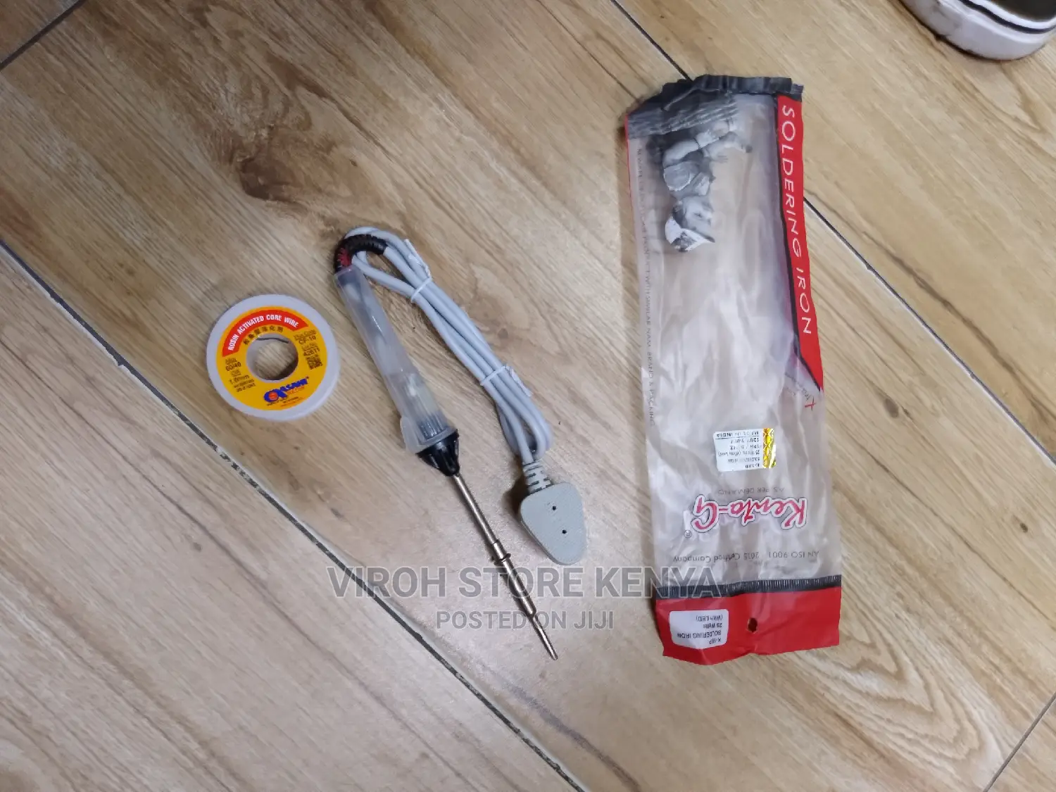 Soldering Wire 200g + Soldering Iron + Free Travel Adapter