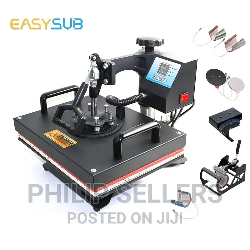 8 in 1 Combo Heat Press Machine Sublimation Printer 2D Therm
