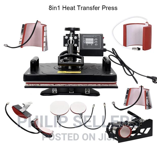 8 in 1 Combo Heat Press Machine Sublimation Printer 2D Therm - thumbnail 7