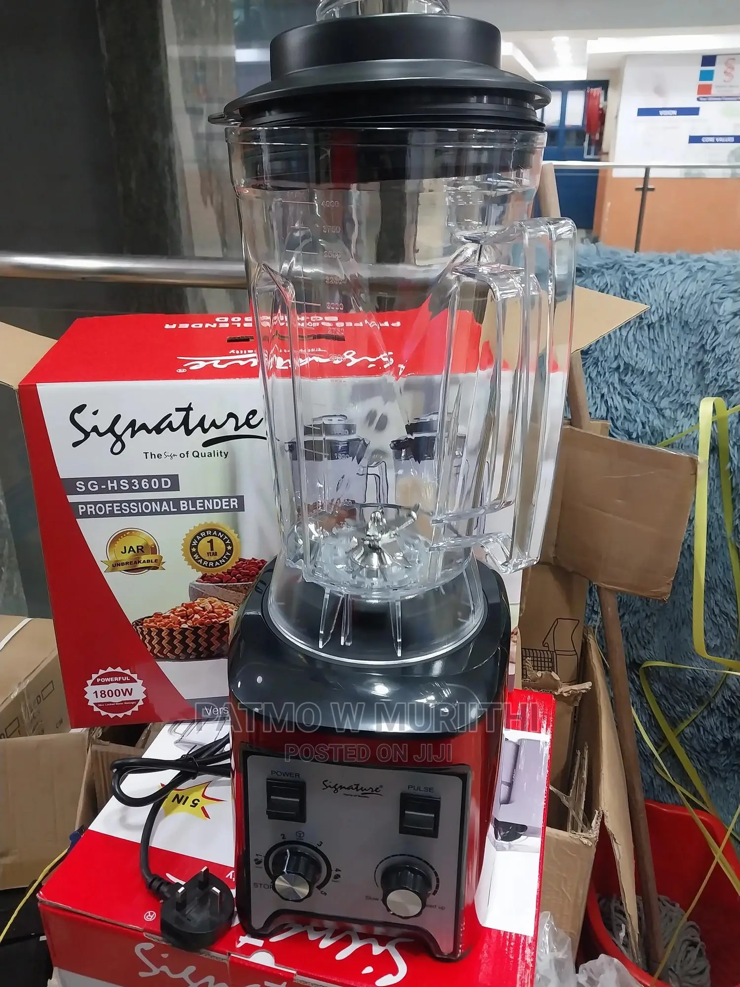 Blender-Blender Signature Commercial Blender 4L 1800W