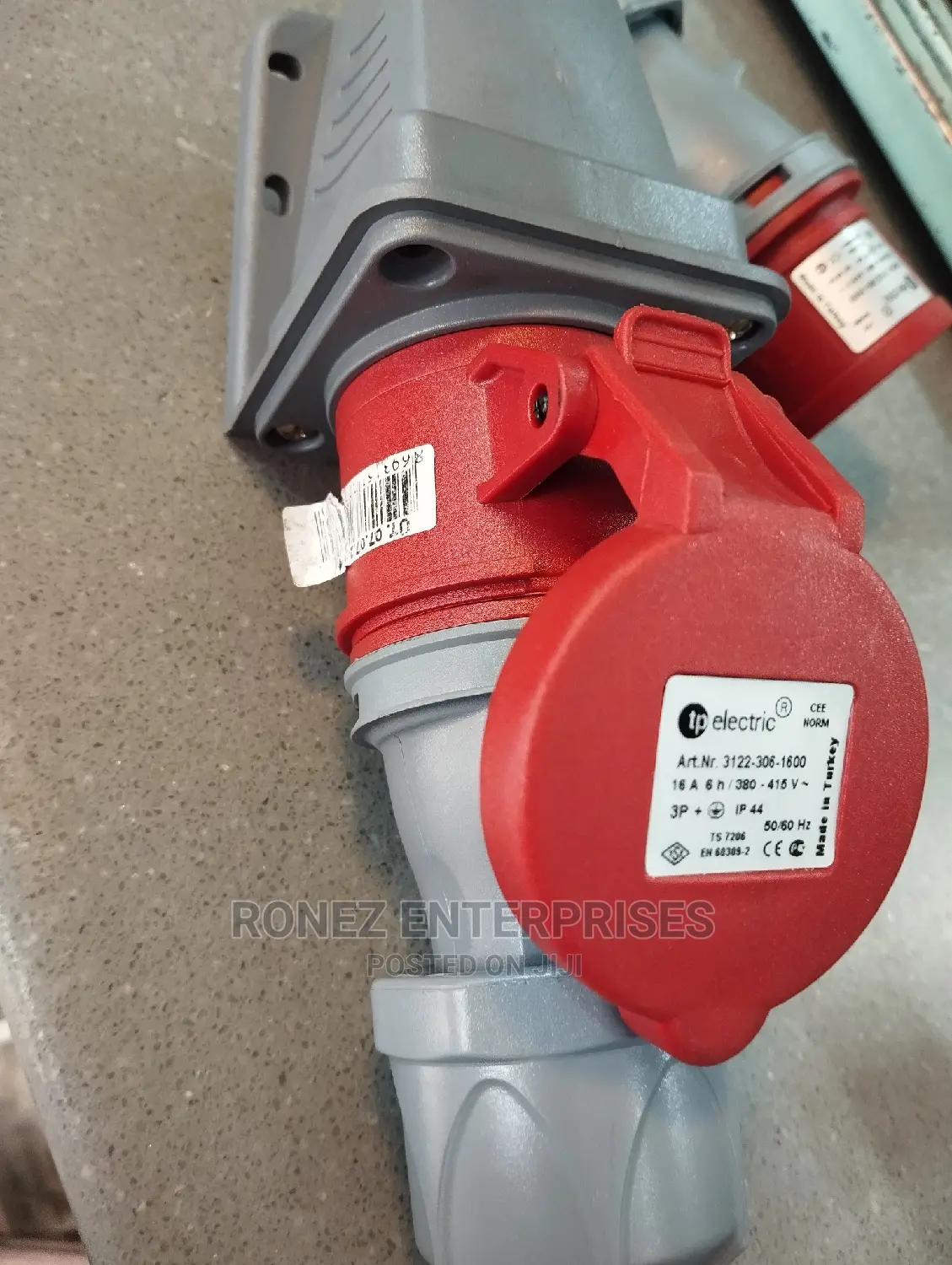Industrial Socket 16amps 4 Pin.Heavy Duty