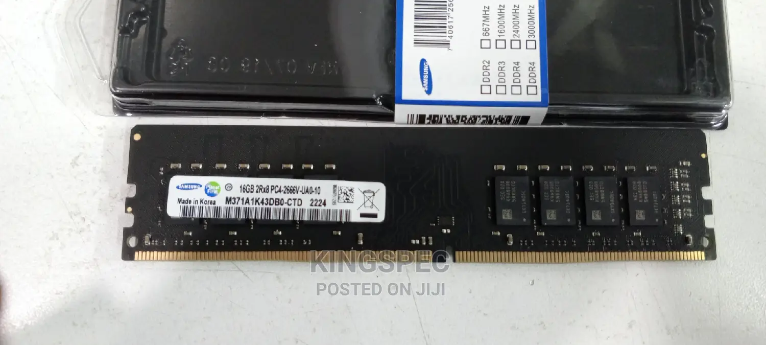 Desktop Memory 16GB DDR4 (PC4)-2666mhz