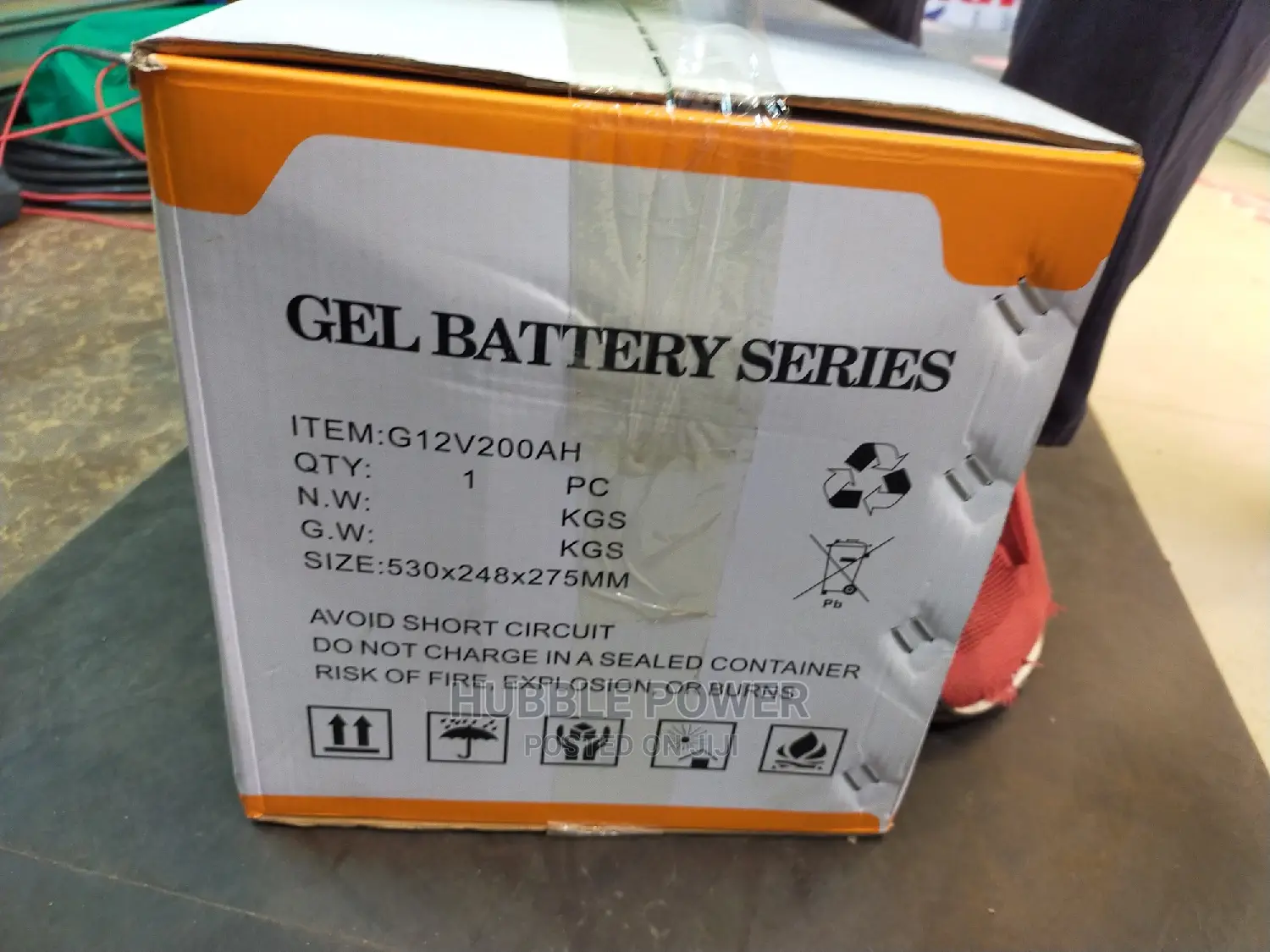 Felicity Solar Gel Battery 12v 200ah 1 Year Warranty