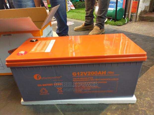 Felicity Solar Gel Battery 12v 200ah 1 Year Warranty - thumbnail 3
