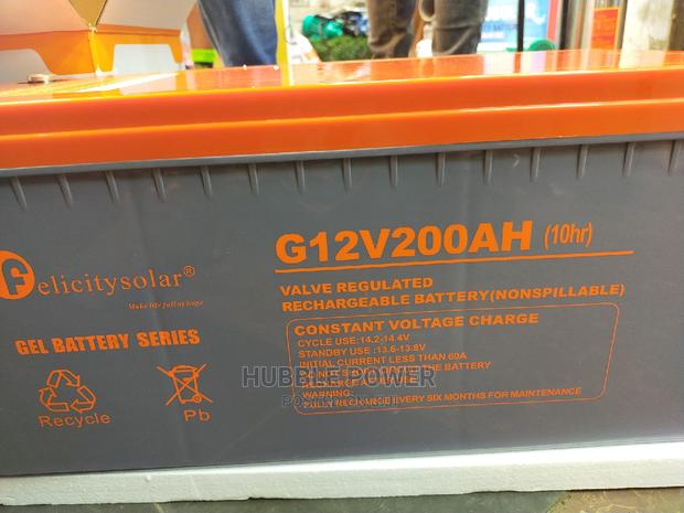 Felicity Solar Gel Battery 12v 200ah 1 Year Warranty - thumbnail 8