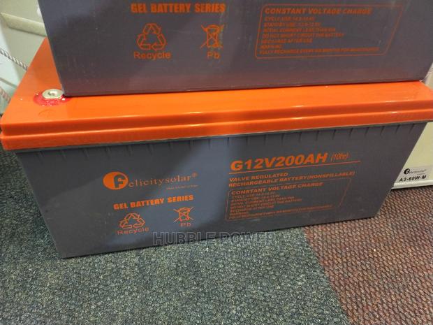 Felicity Solar Gel Battery 12v 200ah 1 Year Warranty - thumbnail 11
