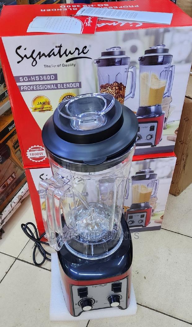 Signature Commercial Blender With 1800W 4L Jig