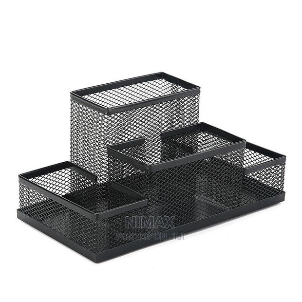 Pen Holder Metal Wire Mesh Pencil Container - thumbnail 5