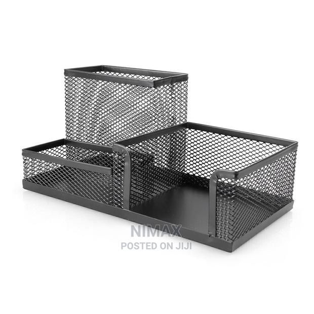Pen Holder Metal Wire Mesh Pencil Container - thumbnail 6
