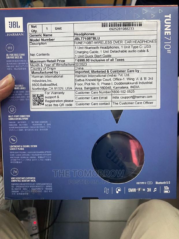 JBL Tune 710bt Wireless Over-Ear - Bluetooth Headphones - thumbnail 2