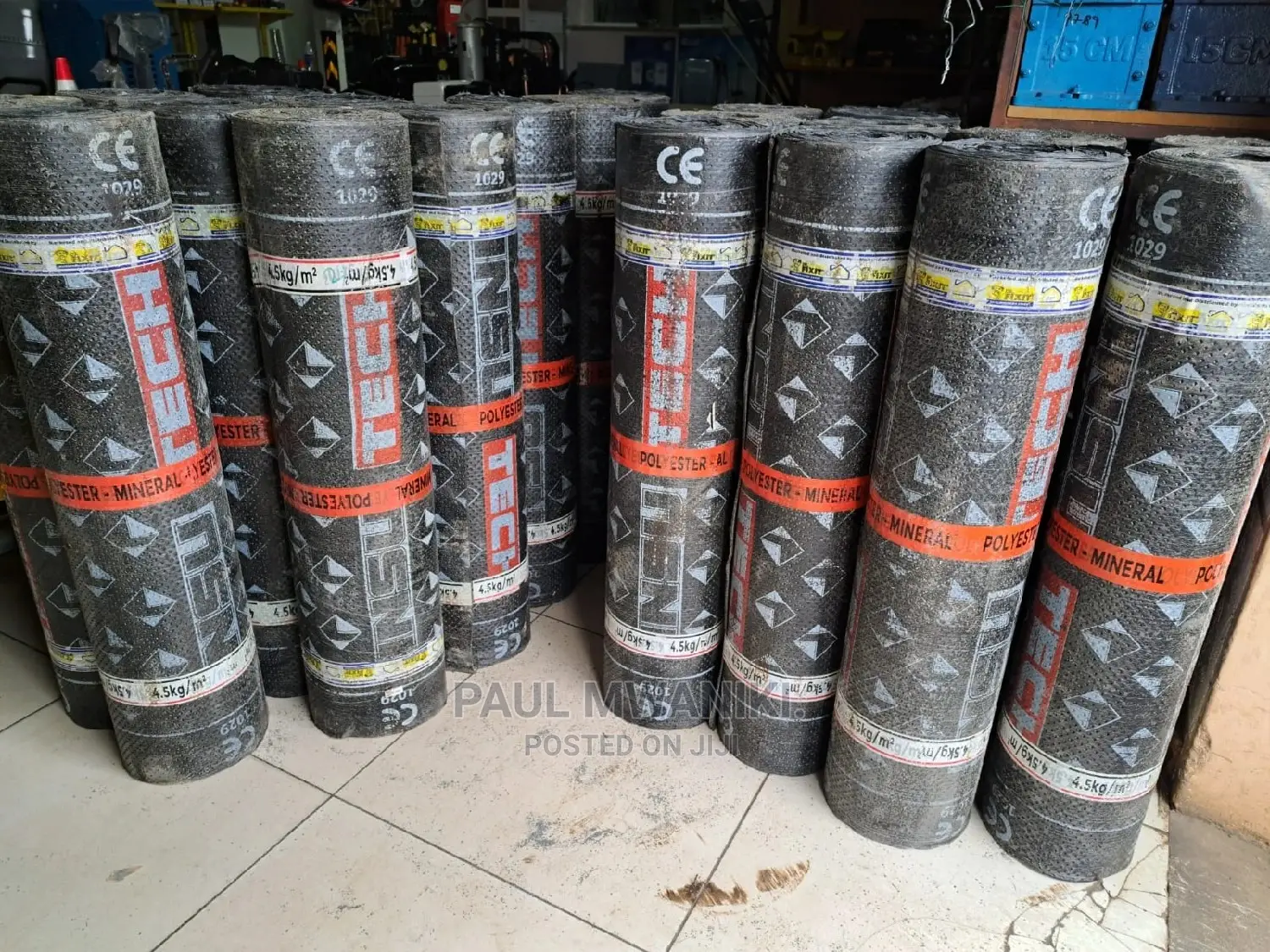 Polyester Mineral Finish App Membranes.