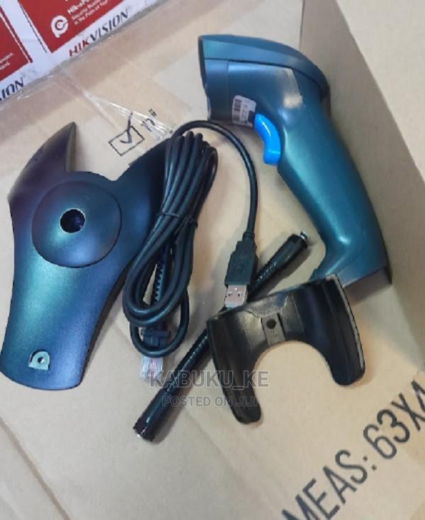 Syble Wired Barcode Scanner With Stand-Xb2055a - main view