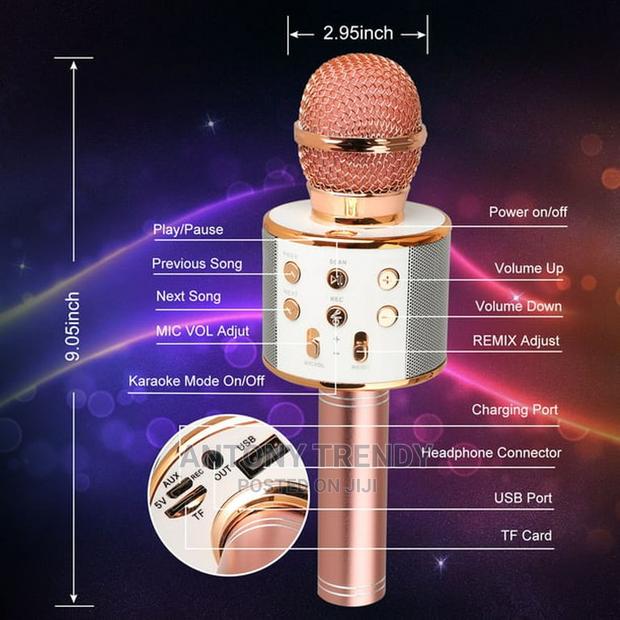 Wireless Bluetooth Karaoke Microphone,3 in 1 Portable - main view