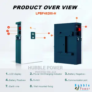 Lithium Ion Phosphate Battery 10kwh 51.2v 6000cycles 80%Dod