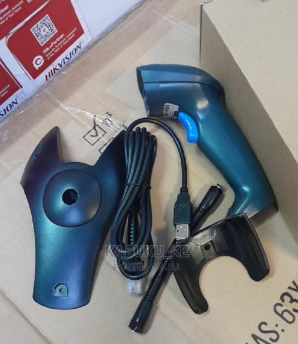 Syble Wired Handheld Barcode Scanner With Stand Support