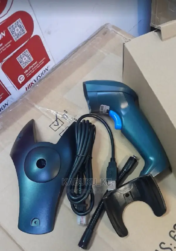 USB Handheld Barcode Scanner With Stand Support