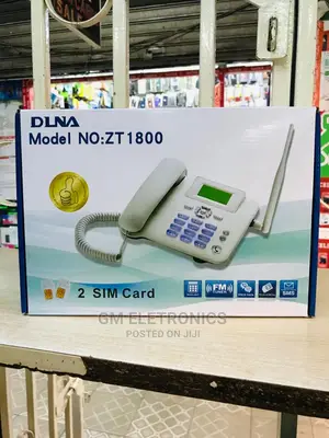 2 Sim Card GSM Wireless Desk Top Phone.