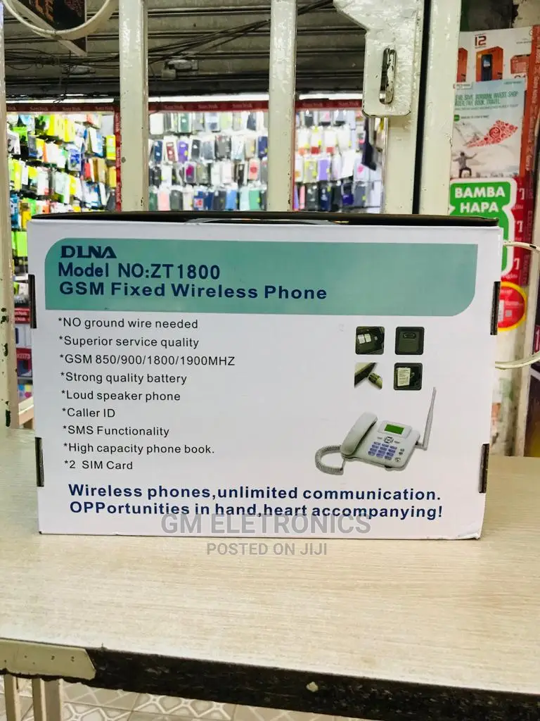 2 Sim Card GSM Wireless Desk Top Phone.