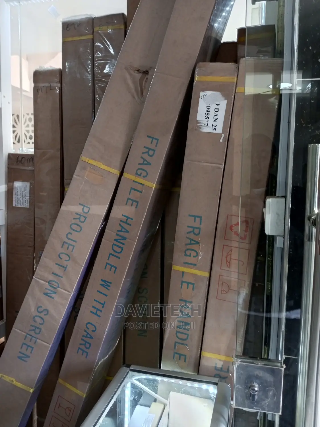 Electric Projector Screens 120*120 Inch