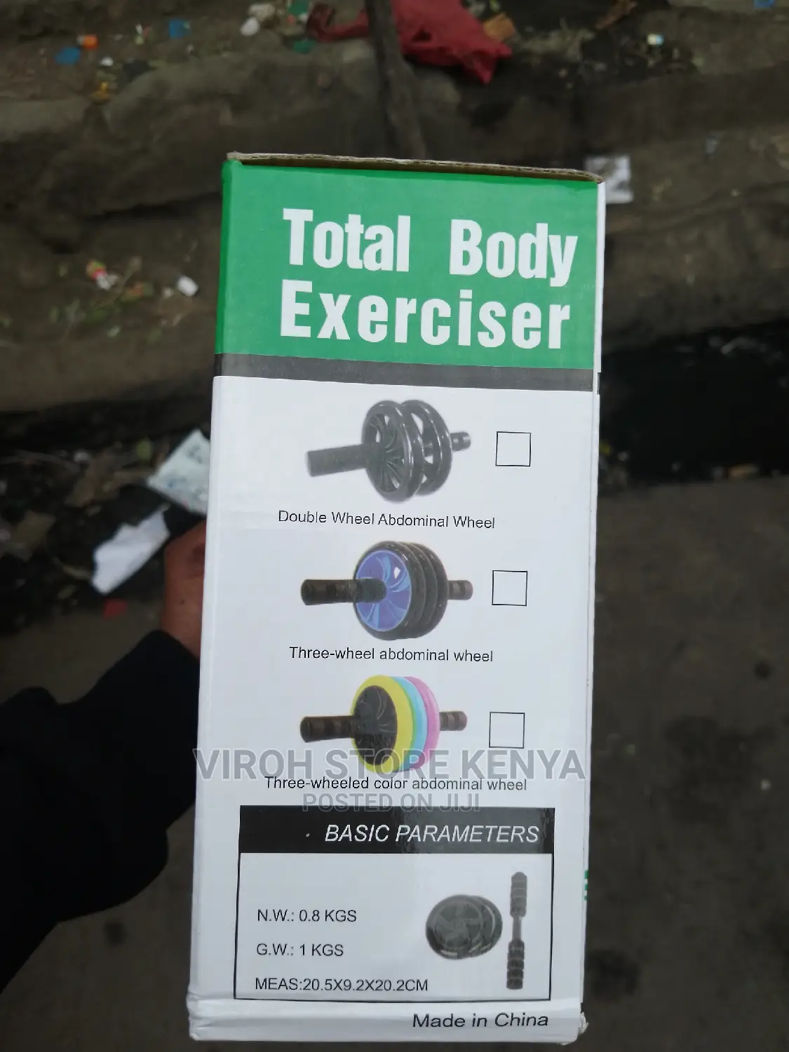 Total Body Exercise Roller Double Wheel Roller - 180kgs