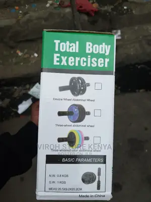 Total Body Exercise Roller Double Wheel Roller - 180kgs
