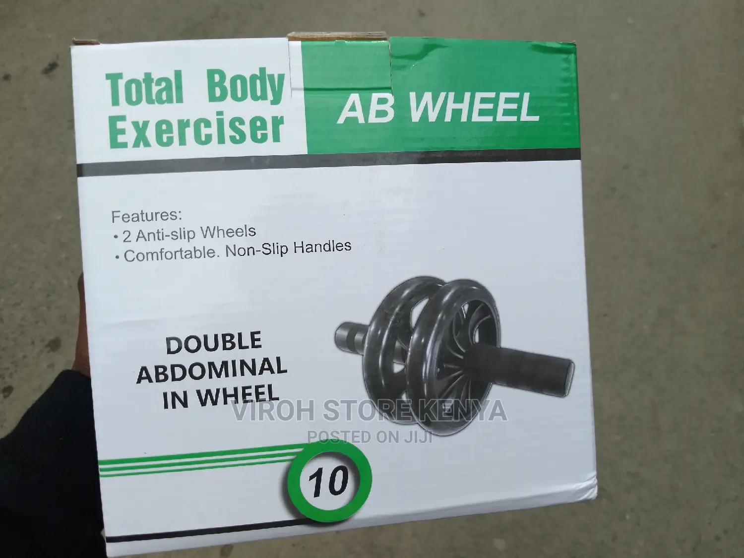 AB Wheel 180kgs Roller Double Wheel + Free Knee Mat